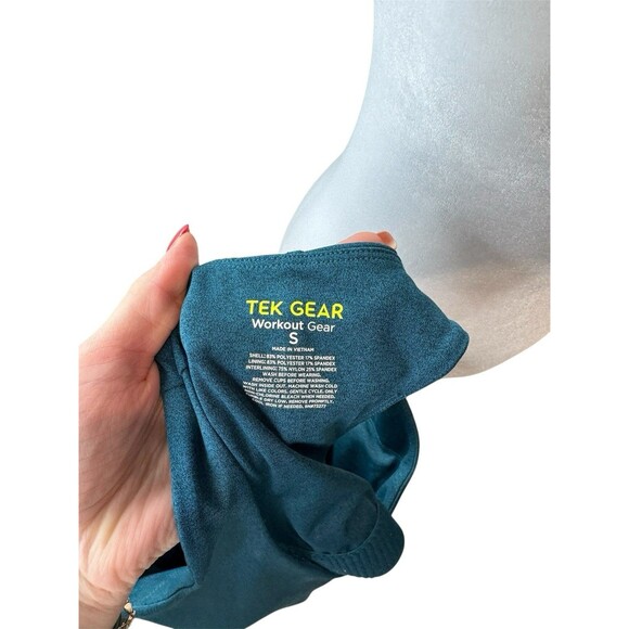 Tek Gear Workout Women Activewear Blue Tank Top S With Built-in Bra MSRP $24.99 - Picture 6 of 7